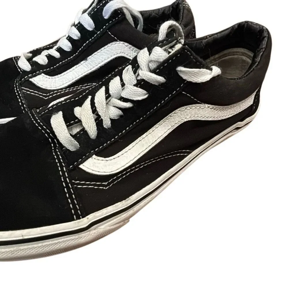 Vans Old Skool Black/White Skate Sneakers – Men’s 5.5 / Women’s 7